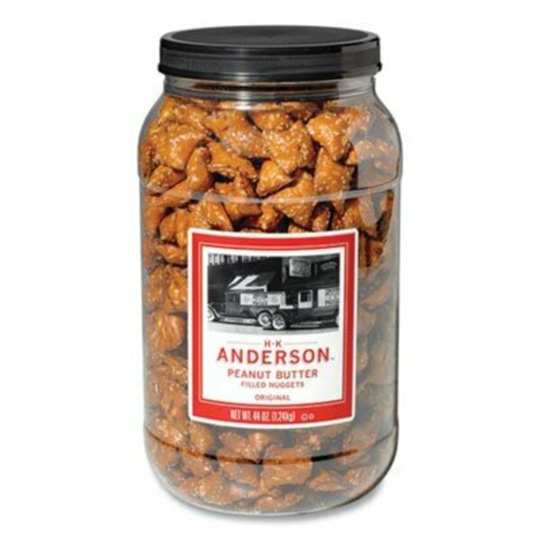 Anderson Pretzel Bakery Peanut Butter Filled Pretzel Nuggets, 44 Oz Canister 7543670105